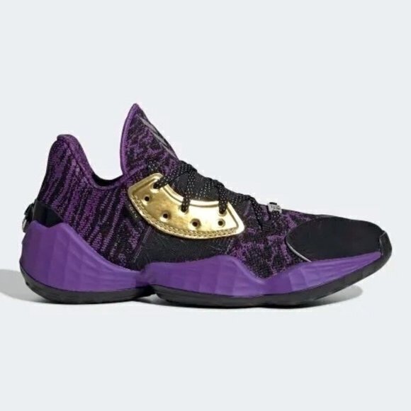 adidas Harden Vol 4 Star Wars Purple Black Grade School Mens Size 5 \'LIGHTSABER\'